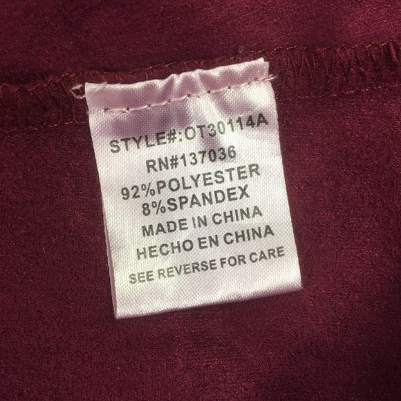 Paper Crane Maroon Mini Dress - Picture 5 of 6